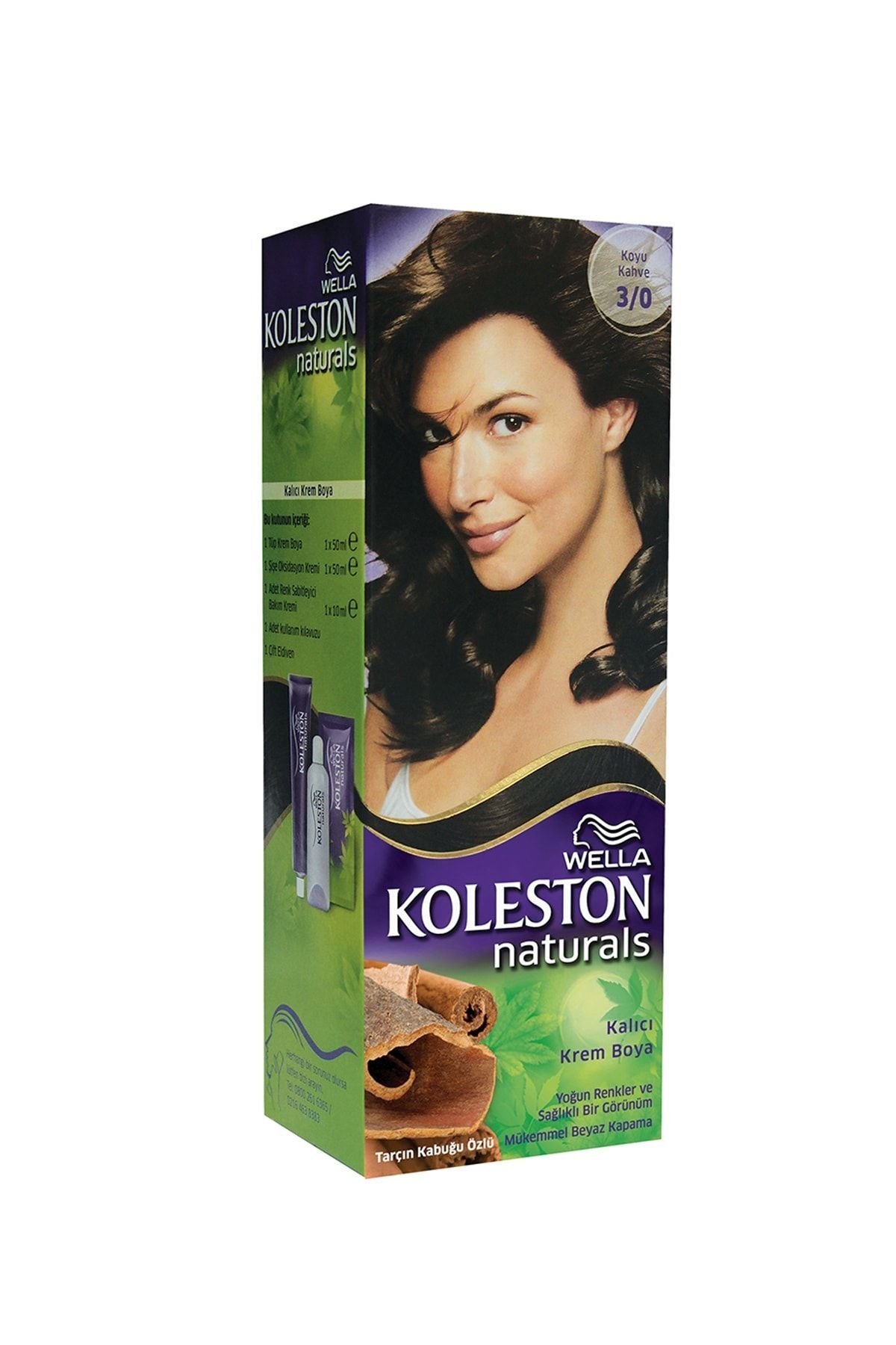 Wella Koleston Naturals Saç Boyası 3/0 Koyu Kahve