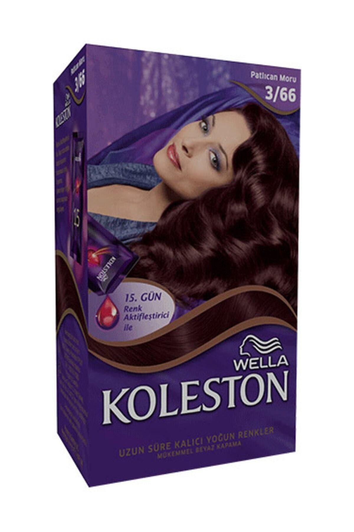 Wella Koleston Kit Saç Boyası 3/66 Patlıcan Moru