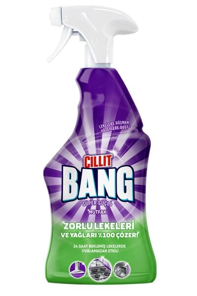 Cillit Bang Mutfak Temizleyici Yağ ve Kir Sökücü Sprey 750 Ml