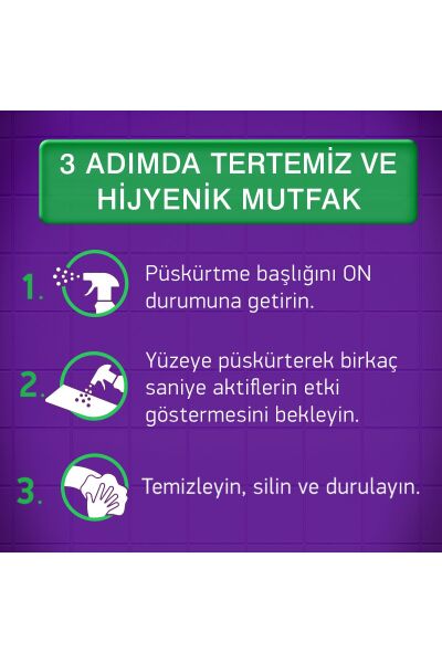 Cillit Bang Mutfak Temizleyici Yağ ve Kir Sökücü Sprey 750 Ml