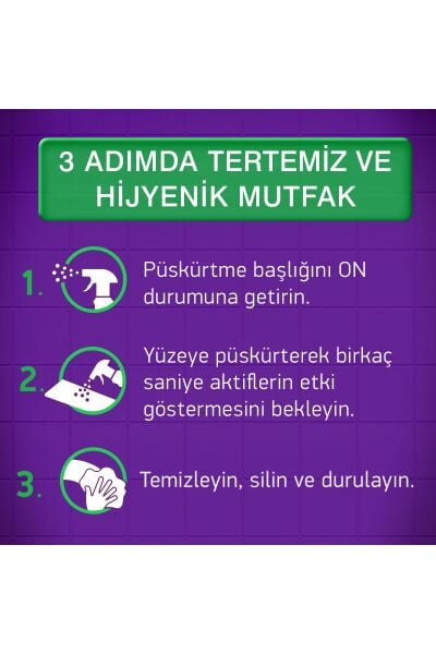 Cillit Bang Mutfak Temizleyici Yağ ve Kir Sökücü Sprey 750 Ml