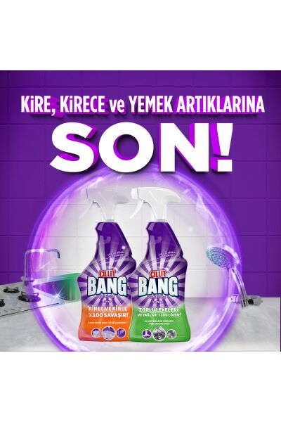 Cillit Bang Mutfak Temizleyici Yağ ve Kir Sökücü Sprey 750 Ml