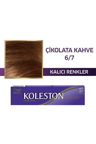 Wella Koleston Tüp Saç Boyası 6/7 Çikolata Kahve