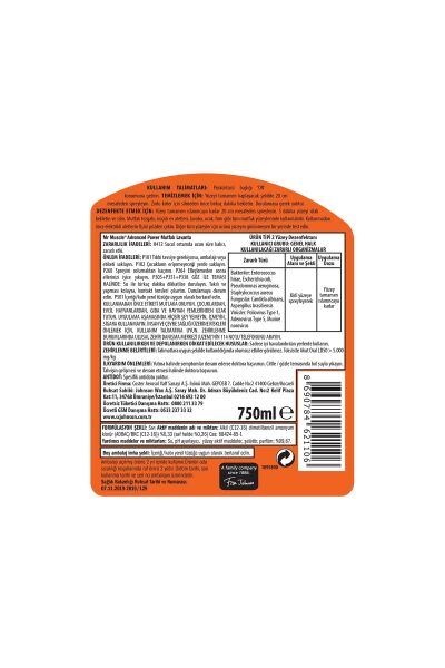 Mr. Muscle Advanced Power Mutfak Temizleyici Lavanta 750ml