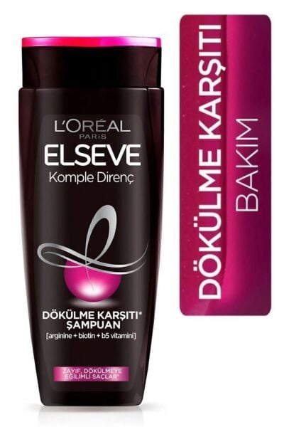 L'Oréal Paris Elseve Komple Direnç 2si1 Arada Dökülme Karşıtı Şampuan 360 Ml