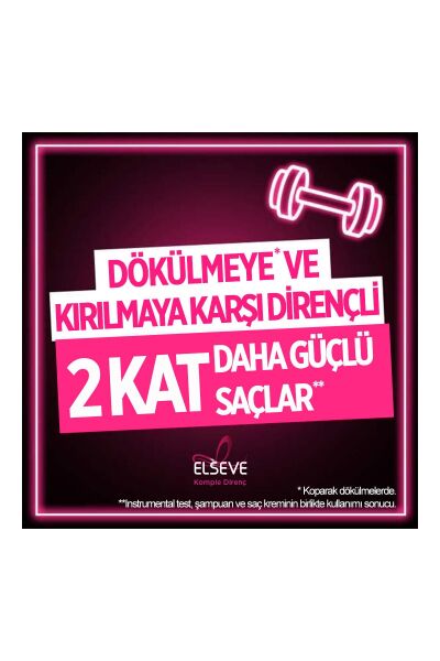 L'Oréal Paris Elseve Komple Direnç 2si1 Arada Dökülme Karşıtı Şampuan 360 Ml