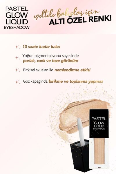 Pastel Glow Liquid Eyeshadow - Likit Göz Farı No: 225 Champagne