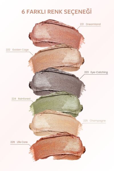 Pastel Glow Liquid Eyeshadow - Likit Göz Farı No: 224 Rainforest