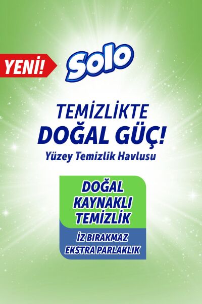 Solo Yüzey Temizlik Havlusu Okaliptus & Çam 100'lü