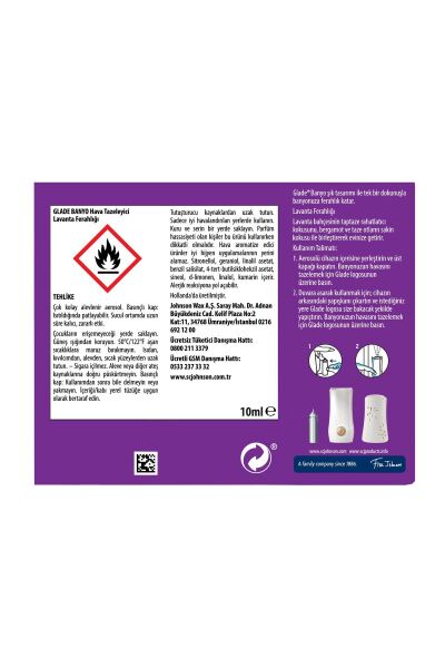 Glade Banyo 10 ml Yedek Lavanta Feralığı