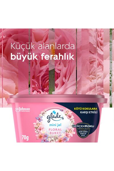 Glade Mini Jel Floral Buket 70 gr