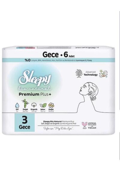 SLEEPY Sleepy Hijyenik Ped Bio Normal 6'li