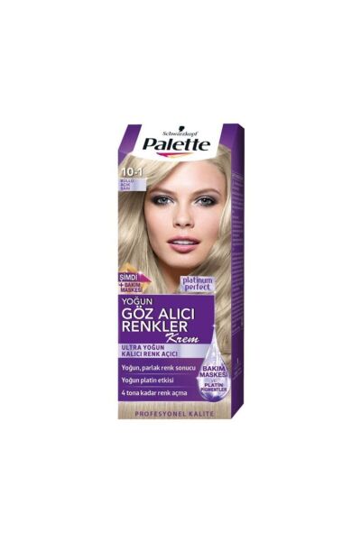 Palette Saç Boyası Natural Göz Alıcı Renk 10-1 Küllü Açık Sarı