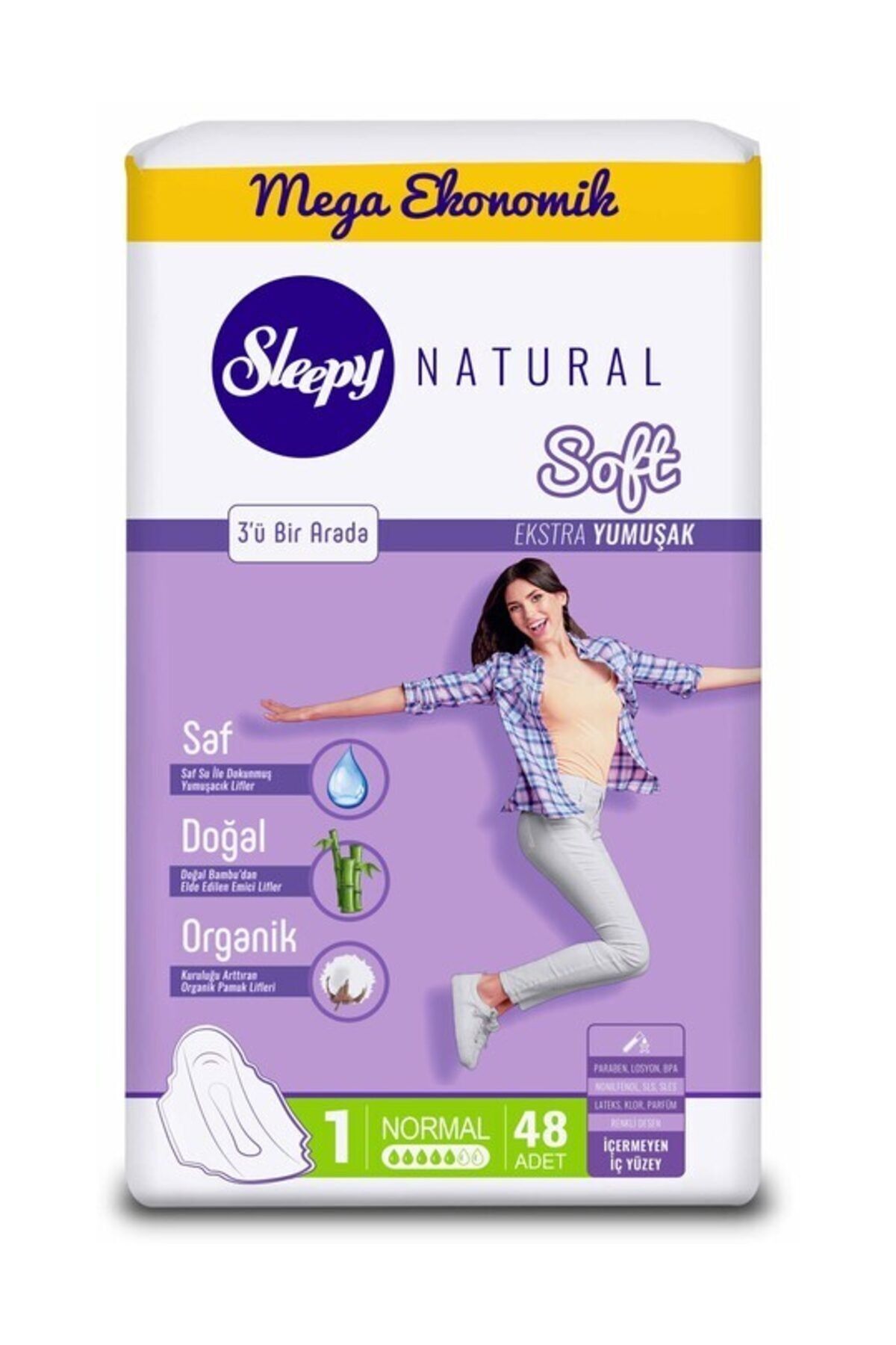 Sleepy Extra Mega Paket Normal Ped 48'li