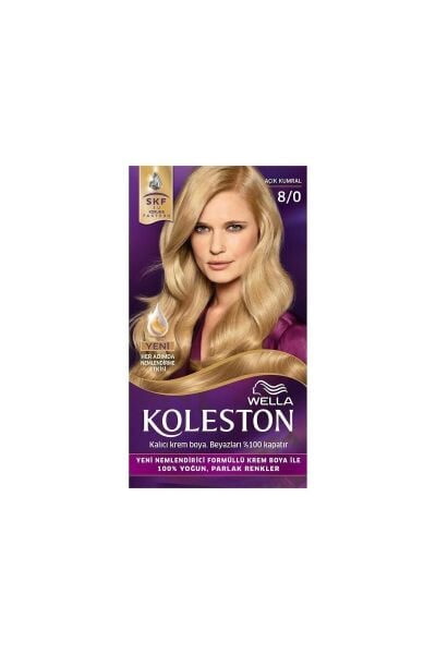 Wella Koleston Kit Saç Boyası 8/0 Açık Kumral