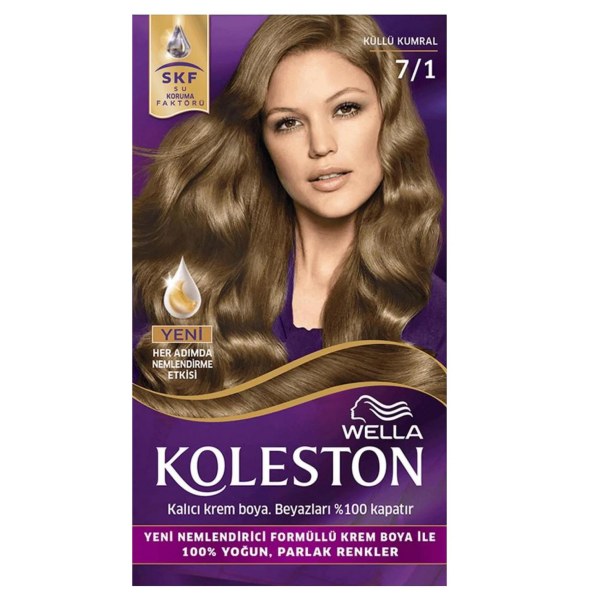 Wella Koleston Kit Saç Boyası 7/1 Küllü Kumral