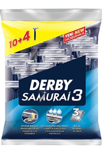 Derby 3 Bıçaklı 14 Lü Poşet