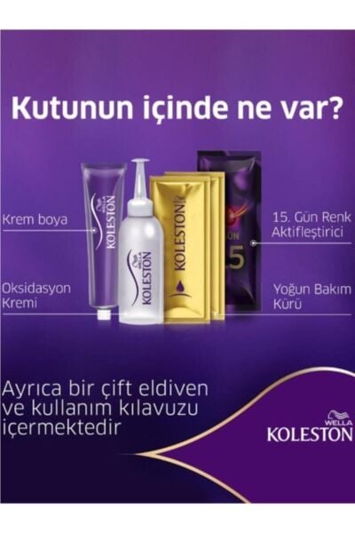Wella Koleston Kit Saç Boyası 9/1 Özel Açık Küllü Sarı