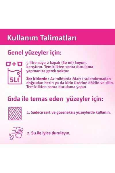 Marc Çok Amaçlı Yüzey Temizleyici Floral 2,5 L