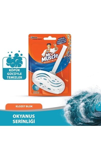 Mr.Muscle Klozet Blok Okyanus Serinliği 40 Gr