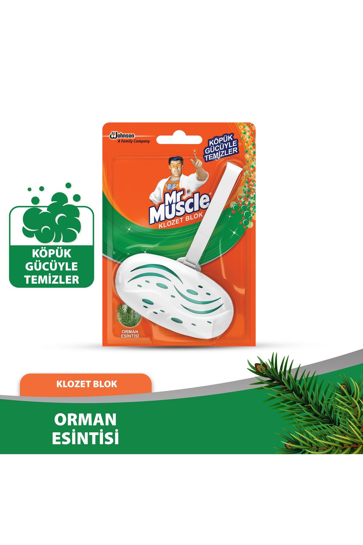 Mr.Muscle Klozet Blok Orman Esintisi 40 Gr