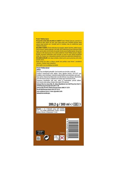 Pronto Ahşap Temizleyici Sprey Klasik 300 Ml