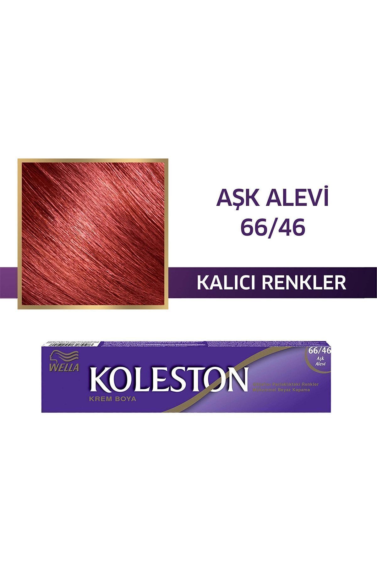 Wella Koleston Tüp Saç Boyası 66/46 Aşk Alevi