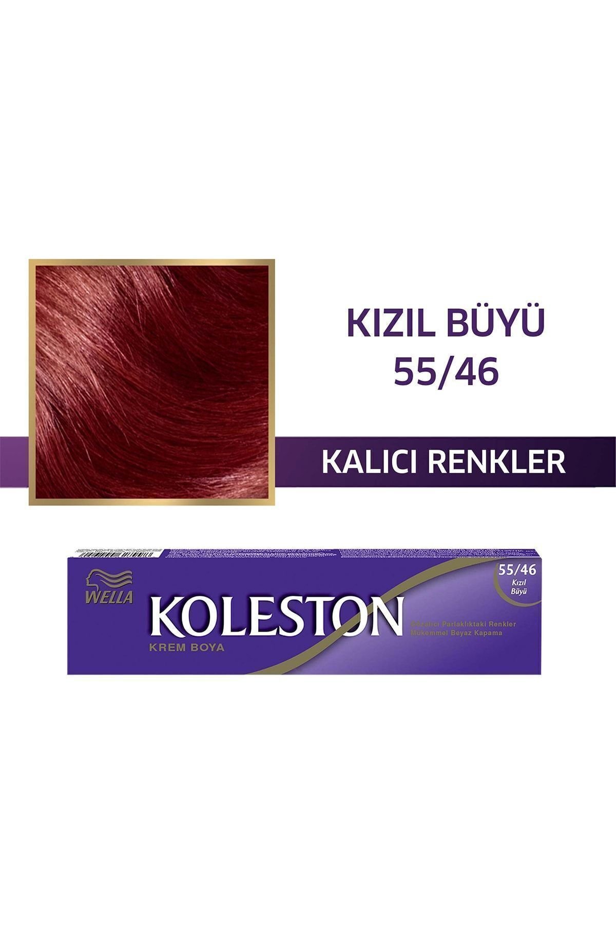 Wella Koleston Tüp Saç Boyası 55/46 Kızıl Büyü