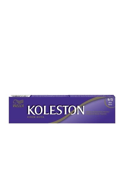 Wella Koleston Tüp Saç Boyası 9/3 Altın Sarısı