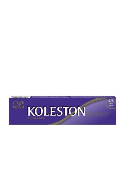 Wella Koleston Tüp Saç Boyası 9/3 Altın Sarısı