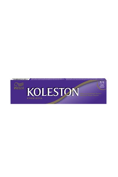 Wella Koleston Tüp Saç Boyası 7/1 Küllü Kumral