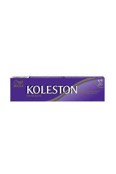 Wella Koleston Tüp Saç Boyası 6/0 Koyu Kumral