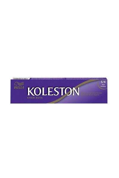 Wella Koleston Tüp Saç Boyası 5/4 Açık Kestane