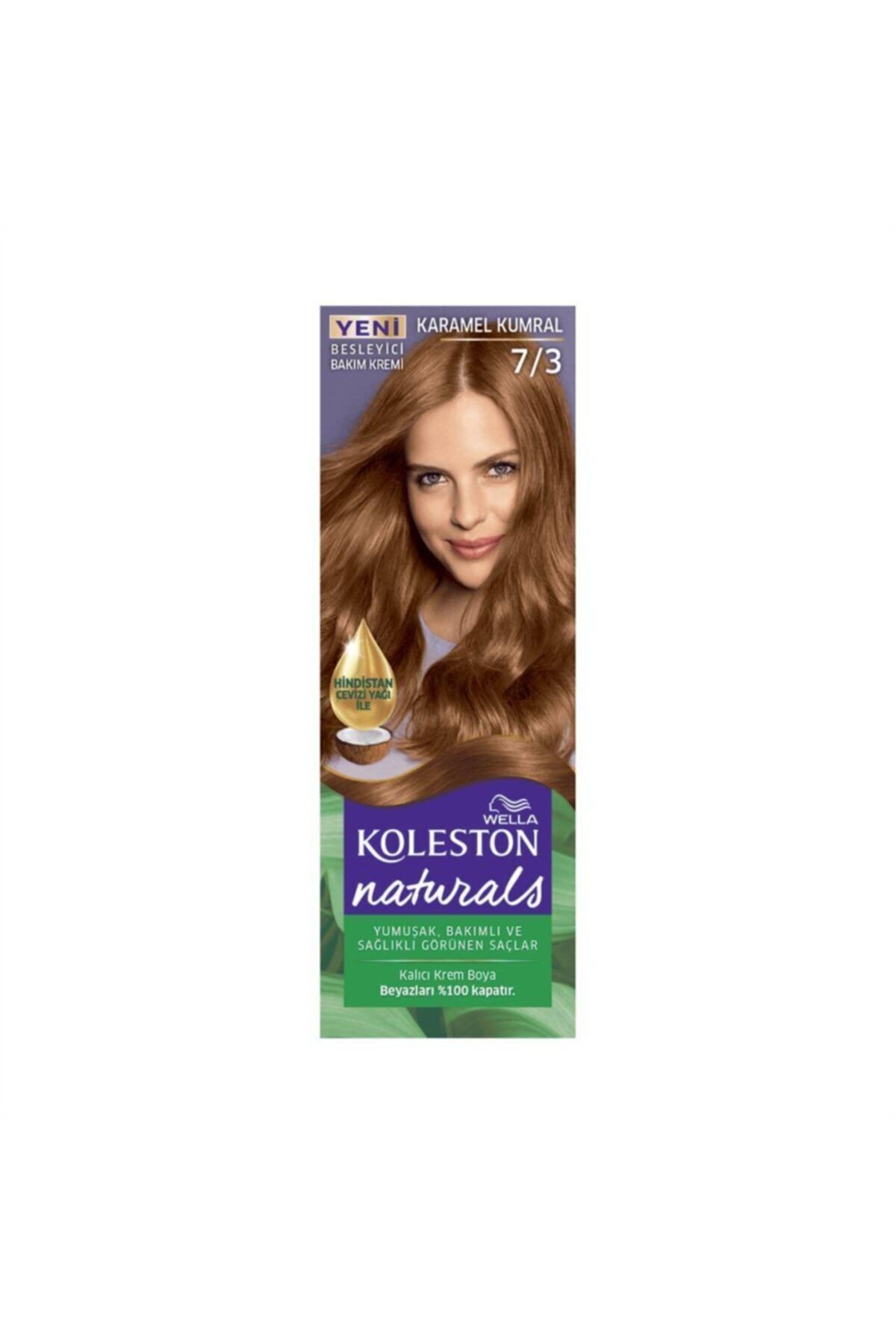 Wella Koleston Naturals Saç Boyası 7/3 Karamel Kumral