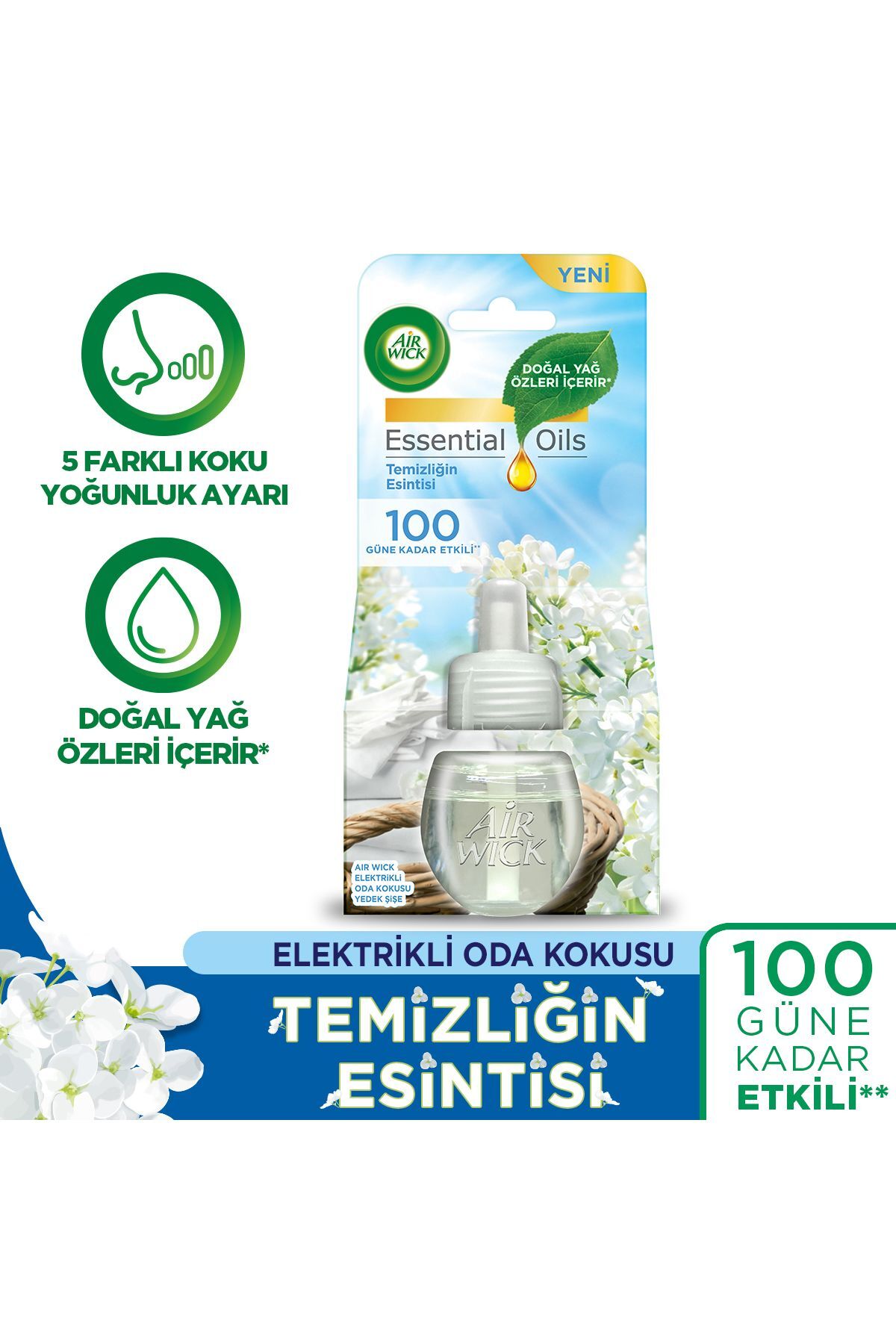 Air Wick Elektrikli Oda Kokusu Temizliğin Esintisi Yedek 1 Adet