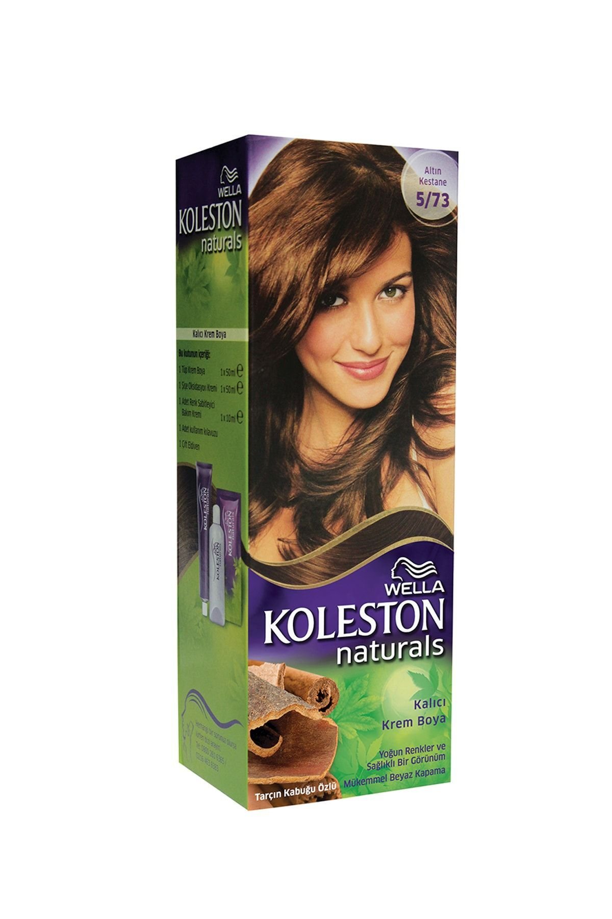 Wella Koleston Naturals Saç Boyası 5/73 Altın Kestane