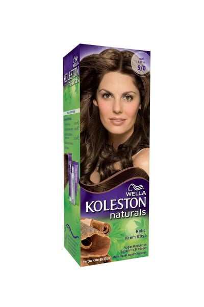 Wella Koleston Naturals Saç Boyası 5/0 Açık Kahve