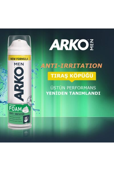 Arko Men Tıraş Köpüğü 200 ml Tahriş Karşıtı