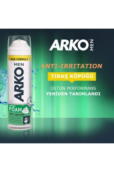 Arko Men Tıraş Köpüğü 200 ml Tahriş Karşıtı