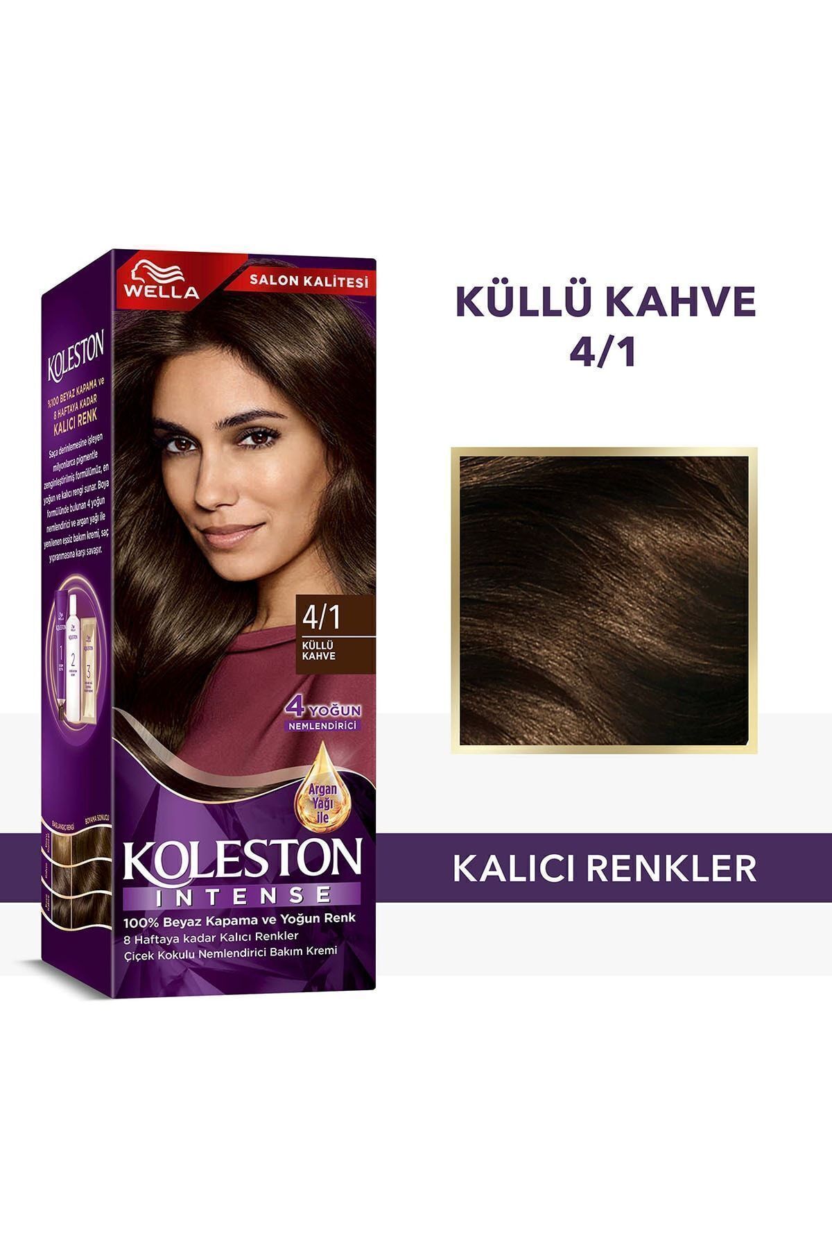 Wella Koleston Intense Saç Boyası 4/1 Kahve