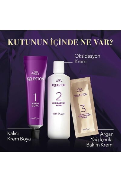 Wella Koleston Intense Saç Boyası 4/1 Kahve