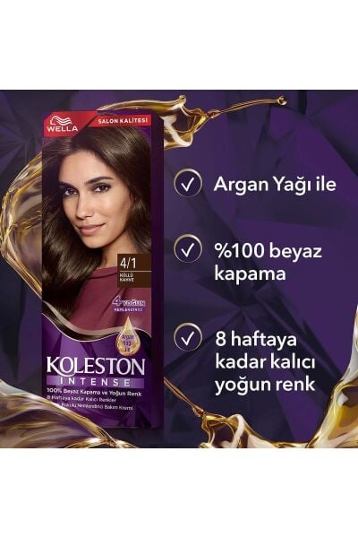 Wella Koleston Intense Saç Boyası 4/1 Kahve