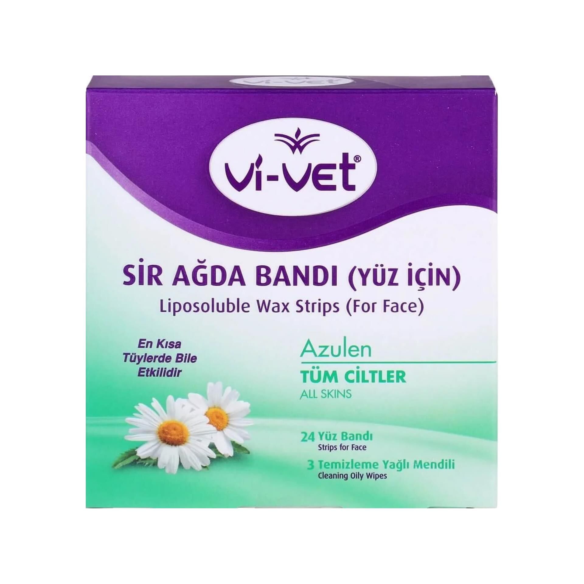 Vi-Vet Yüz Sir Ağda Bandı Azulen