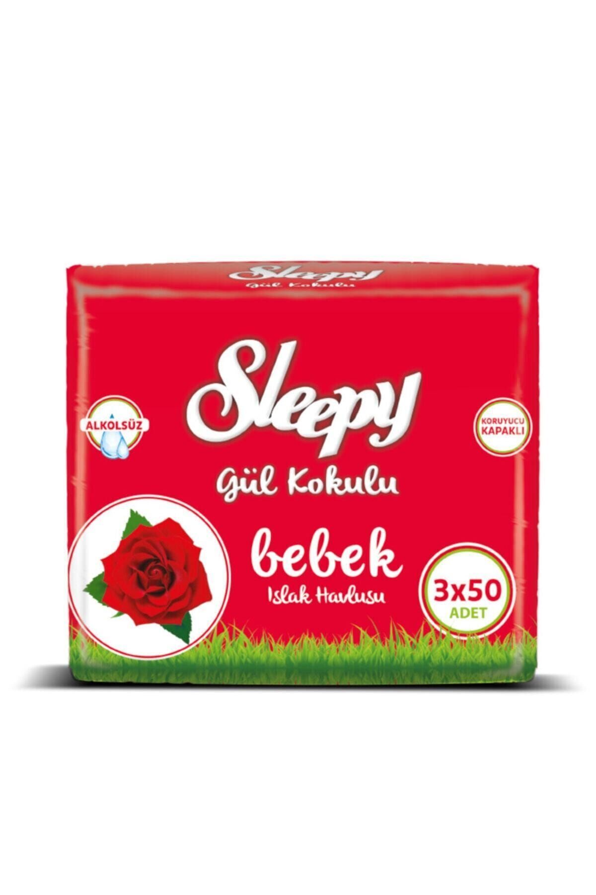 Islak Mendil Sleepy 3'lü Rose