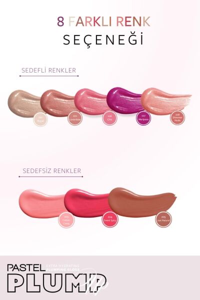 Pastel Plump Up 207 Extra Hydrating Plumping Gloss Dolgunlaştıran Dudak Parlatıcısı
