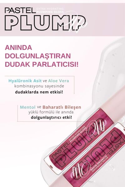Pastel Plump Up 207 Extra Hydrating Plumping Gloss Dolgunlaştıran Dudak Parlatıcısı