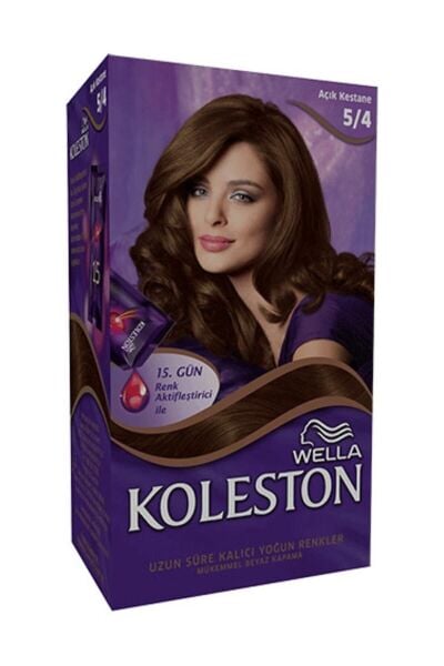 Wella Koleston Kit Saç Boyası 5/4 Açık Kestane