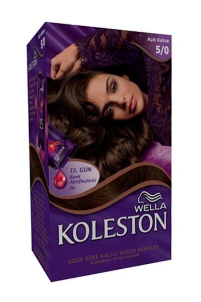 Wella Koleston Kit Saç Boyası 5/0 Açık Kahve