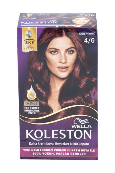 Wella Koleston Kit Saç Boyası 4/6 Kızıl Viyole