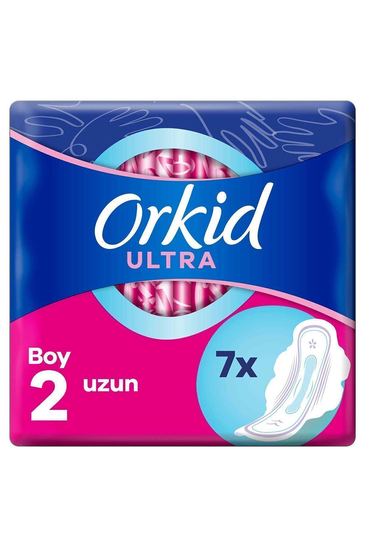 Orkid Ultra Extra Hijyenik Ped Uzun Tekli Paket 7'li